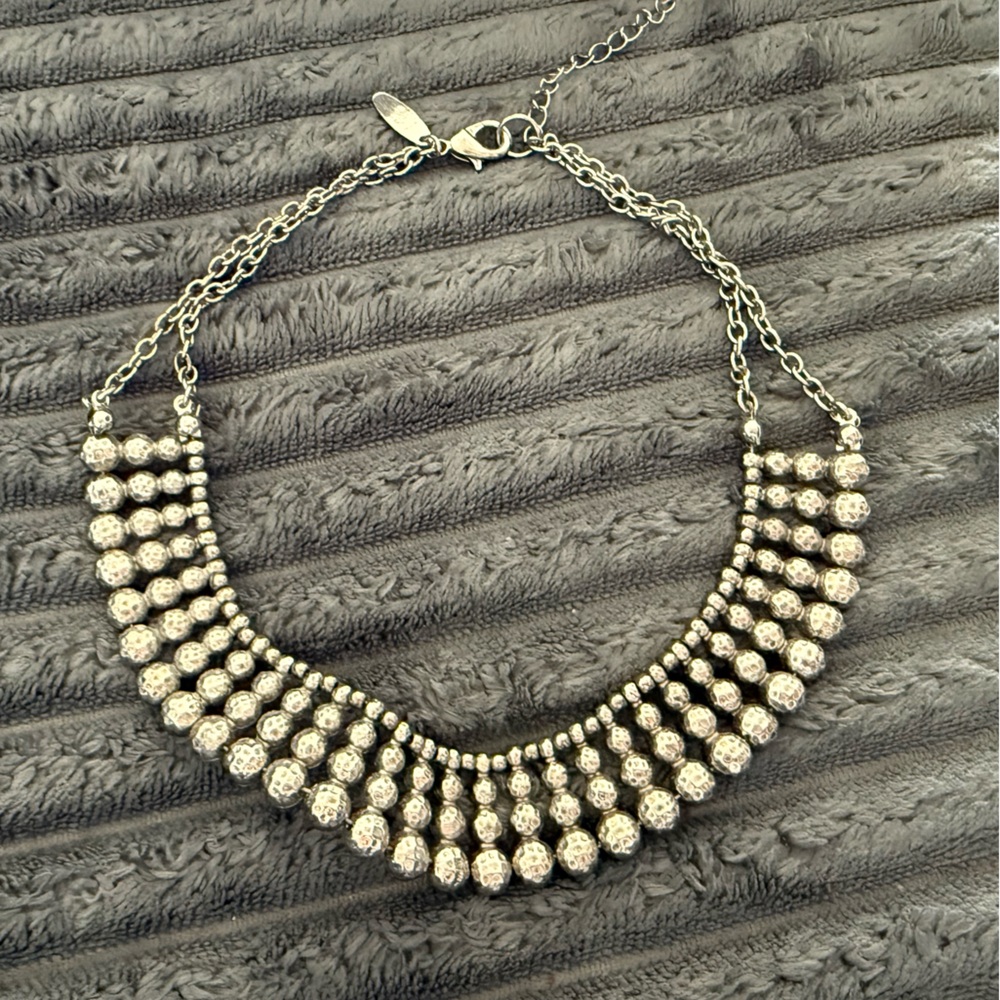 Aldo Silver Statement Necklace